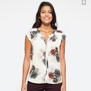 Bernal Split Neck Blouse, size large